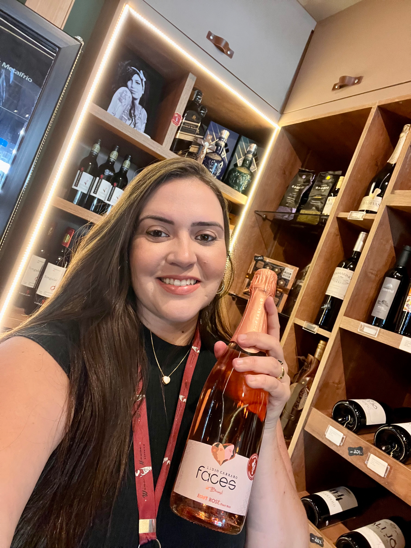 Portrait of Paolla Belliene, founder and sommelier